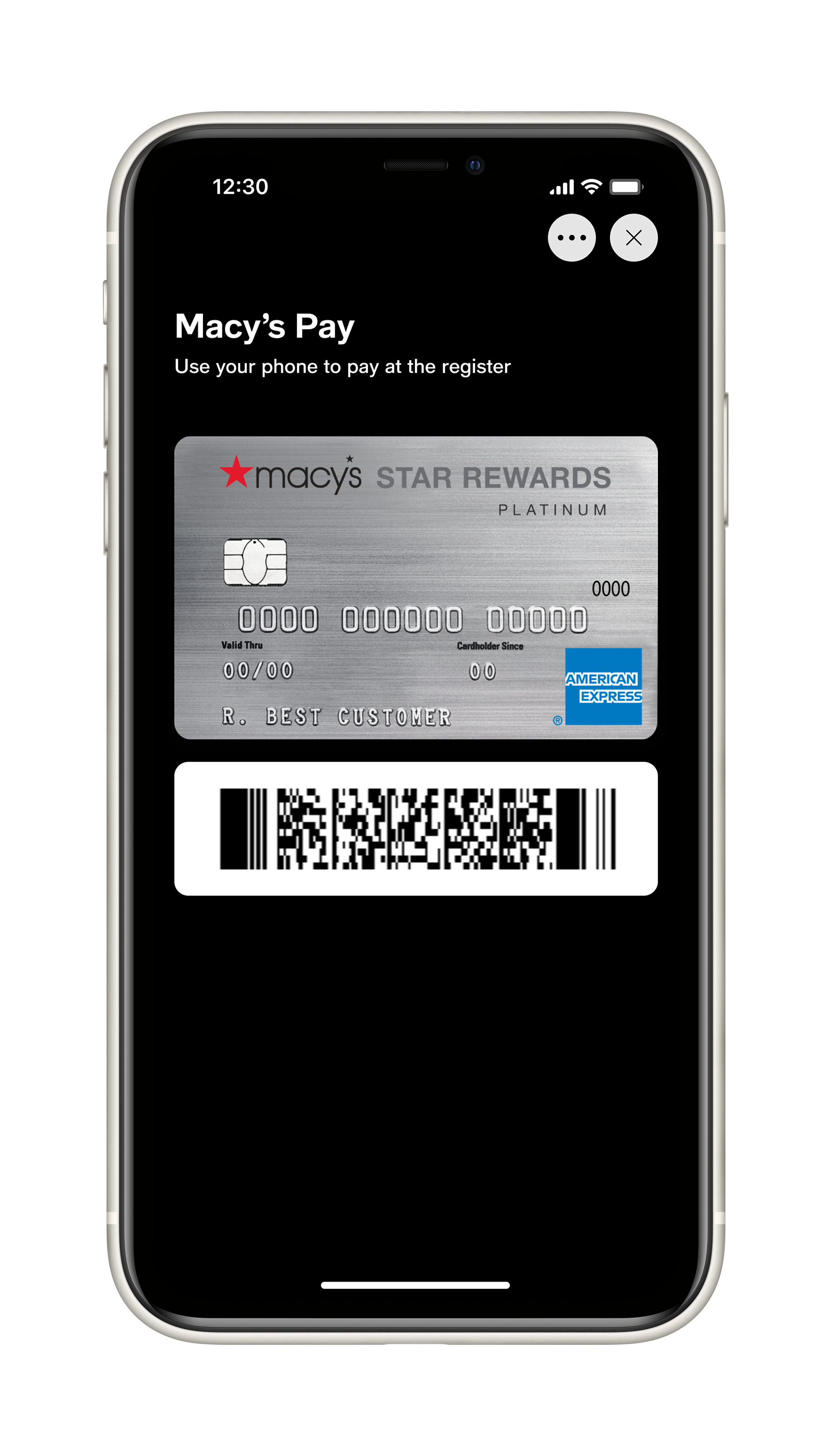 Macy's Pay Mock